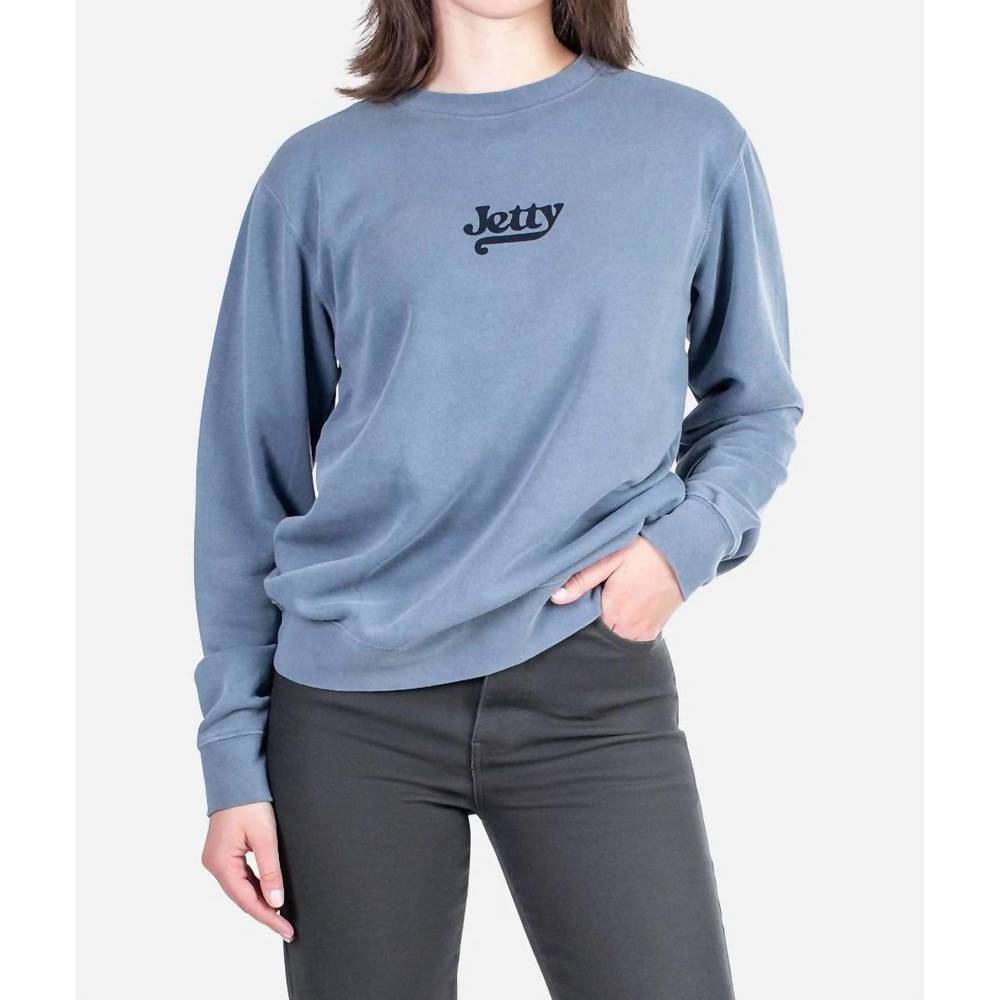 NEW JETTY posy sweatshirt in light blue